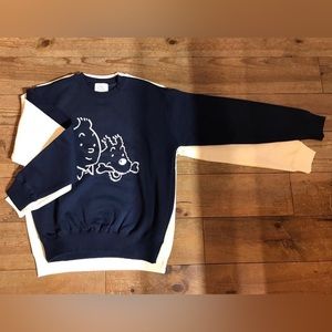Tintin Tokyo Japan edition sweatshirt size large